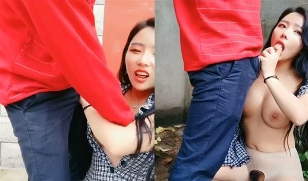 美娇娘乡村小院勾引大叔墙角激战被人观看照插不误超刺激深喉口爆吞精溢出嘴角滴落在上大量潮吹.